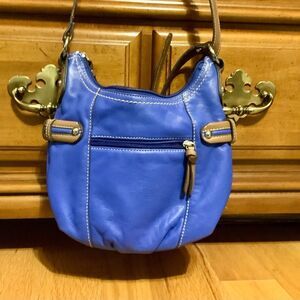 Tignanello leather crossbody.  Beautiful used condition, vibrant colors